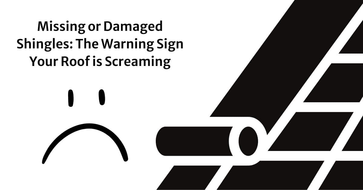 Missing or Damaged Shingles: The Warning Sign Your Roof is Screaming