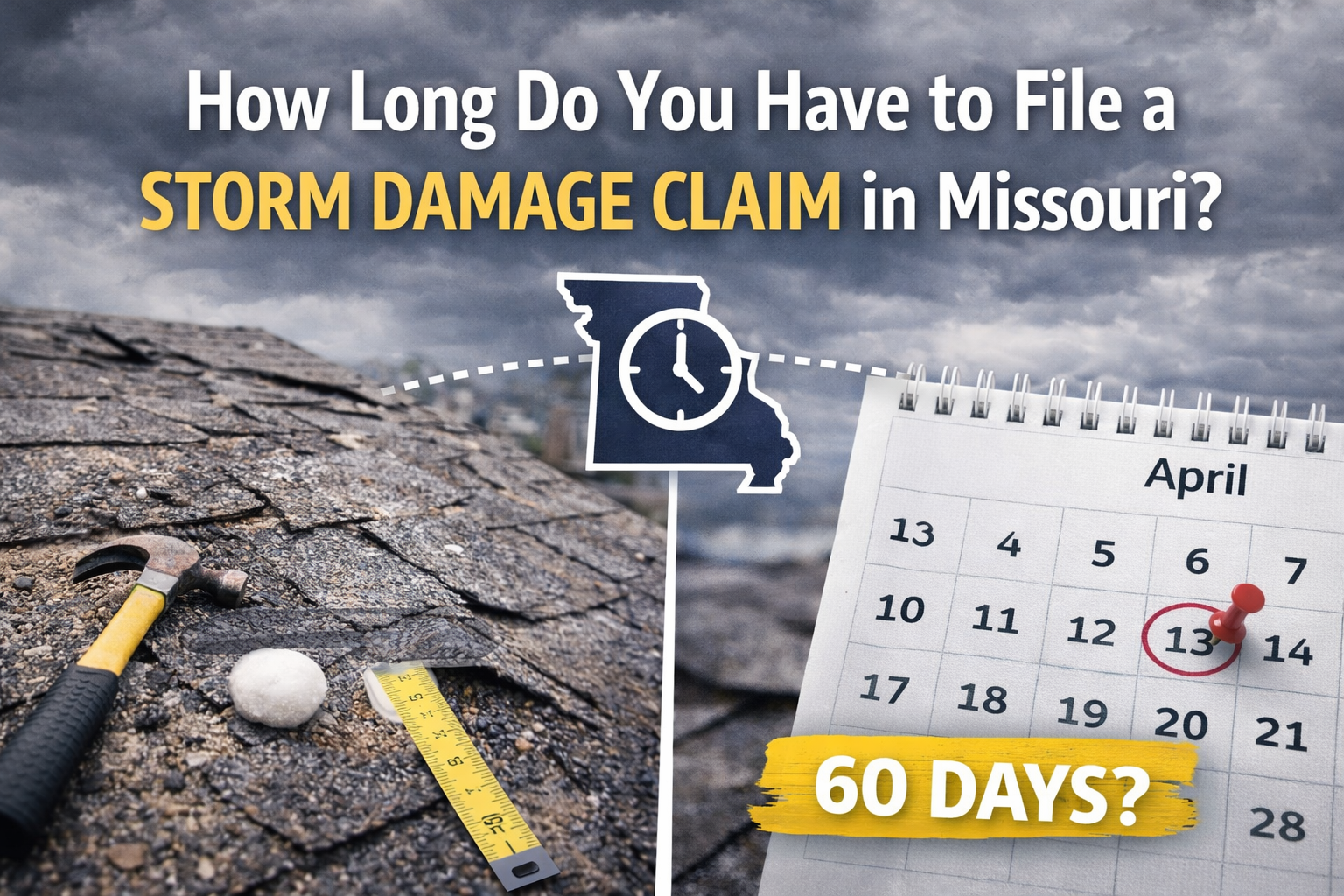 How Long Do You Have to File a Storm Damage Claim in Missouri