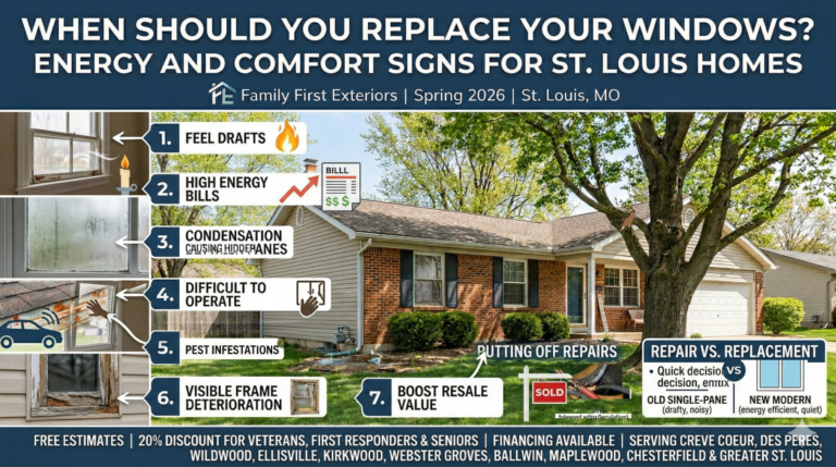 When Should You Replace Your Windows? Energy and Comfort Signs for St. Louis Homes