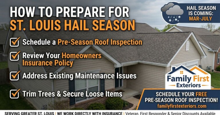 St. Louis Hail Season Is Coming: How to Prepare Your Roof and File a Storm Damage Claim