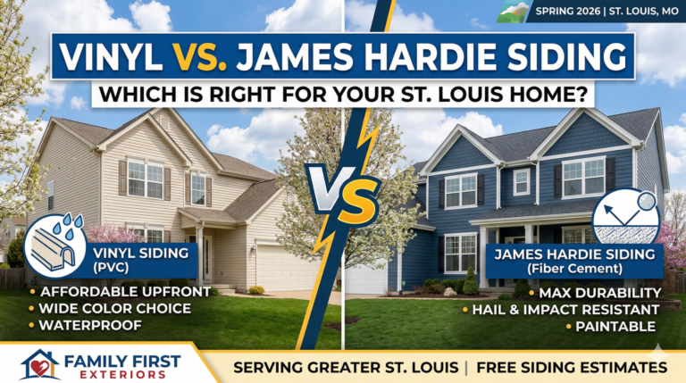Vinyl vs. James Hardie Siding: Which Is Right for Your St. Louis Home?