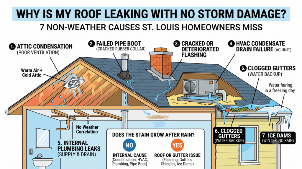 why roof leak