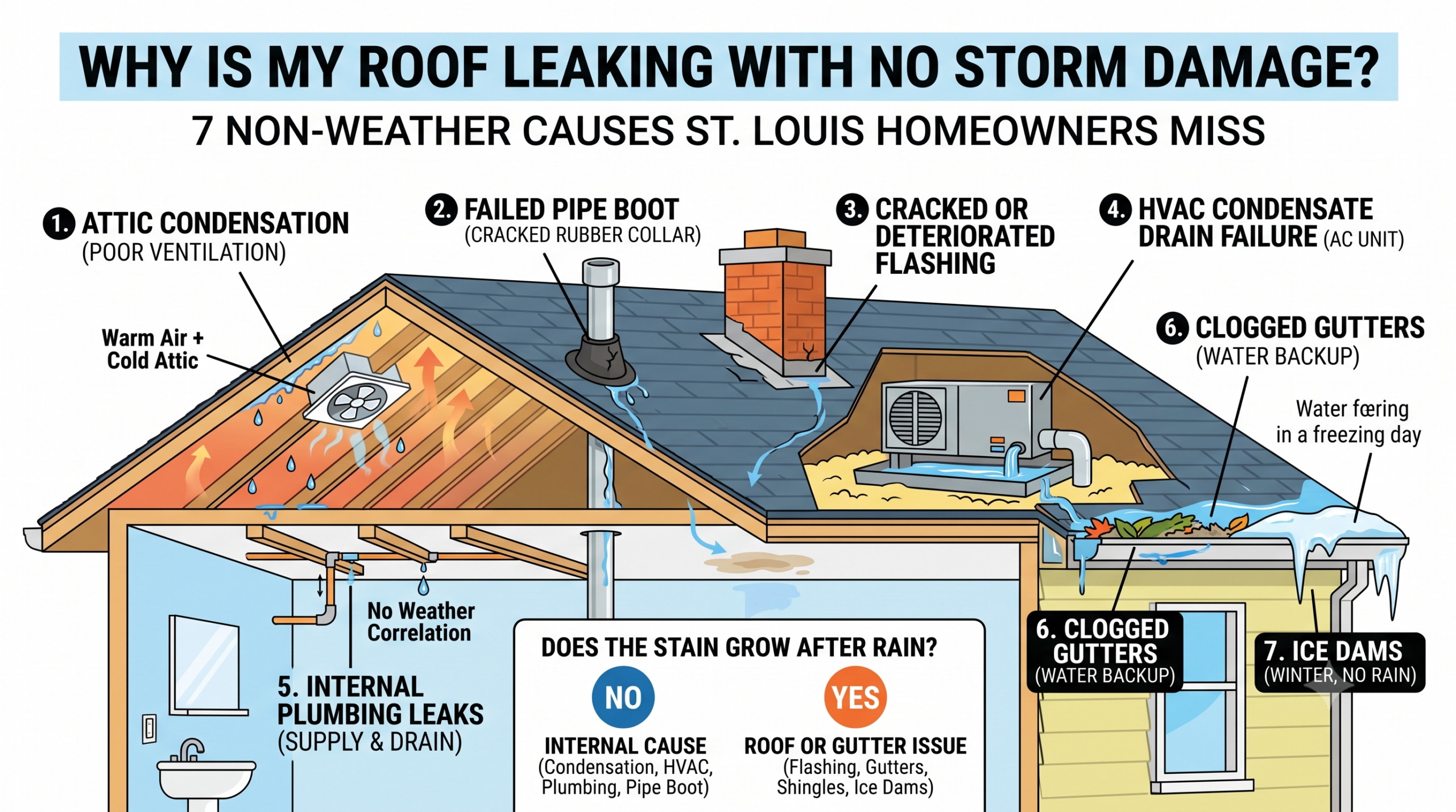why roof leak