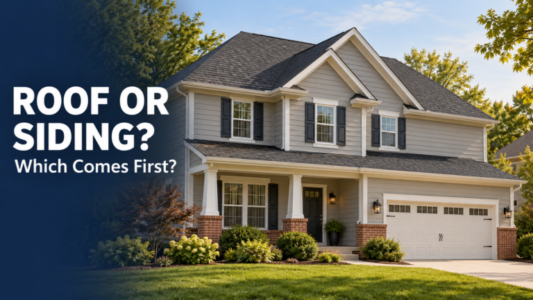 Replacing Your Roof and Siding: Which Project Should Come First?